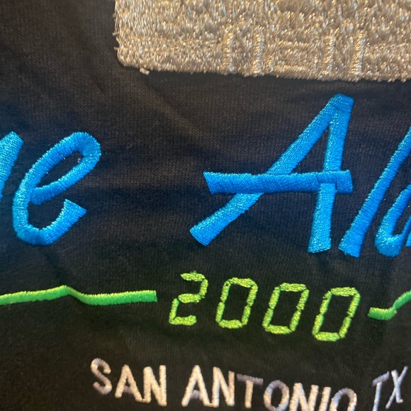 VTG Y2K Texas Embroidered The Alamo T-Shirt L - Picture 3 of 9